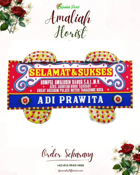 Papan Bunga Ucapan Selamat Argasari